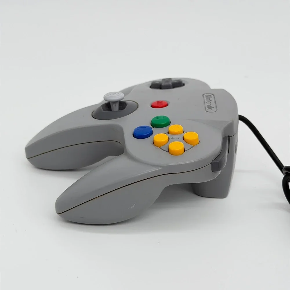 Nintendo 64 N64 Controllers OEM Grey & Red Bundle NUS-005 Authentic Vintage